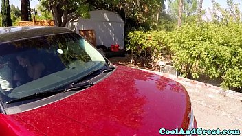 Preview 1 of 1080p Xxx Sex - Morgan Lee fucked in car after oral foreplay