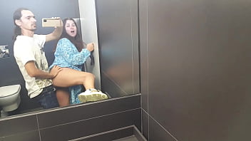 Preview 3 of Deep Dik Sex - Stepmom was Fucked in the Toilet of the Shopping Center