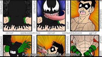 Preview 4 of Xxxmovieas - VENOM VS ROBIN HOMO-EROTIC COMIC(PREVIEW)