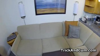 Preview 3 of Women Seduced Straght Teen Girl - Spy glasses dude bangs amateur Natalie in POV