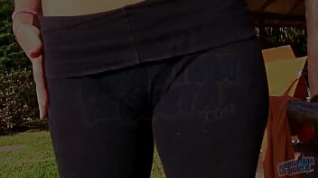 Preview 4 of Dpp Vav - Amazing Body Busty Blonde Teen! Showing Ass In Tight Pants!