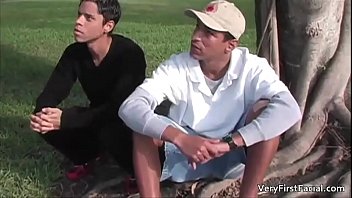 Preview 2 of Dengan Minuman - Cute face guy Devin blows stiff gay gay porn