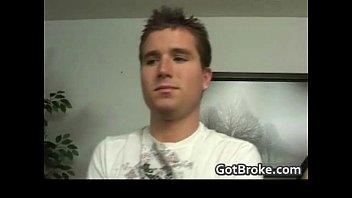 Preview 2 of In The Depletion - Straight Aiden &amp_ Tyler jerking their gay porno