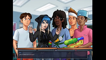 Preview 4 of Miki Uheara - Summertime Saga Cap 48 - ayudando a mi nueva mejor amiga