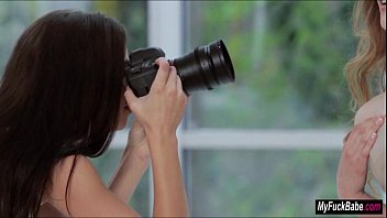 Preview 1 of Couples Friead - Brunettes Madi Meadows and Samantha Hayes do a nude photoshoot