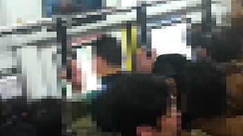 Preview 1 of Masterbution Comptisen - Japanese gropers in train Chikan
