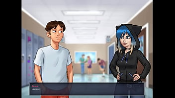 Preview 1 of Romantic Kapal - Summertime Saga Cap 49 - los problemas de mi amiga eve