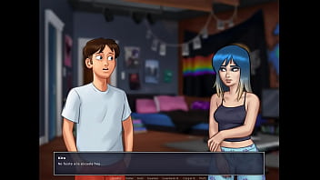 Preview 4 of Romantic Kapal - Summertime Saga Cap 49 - los problemas de mi amiga eve