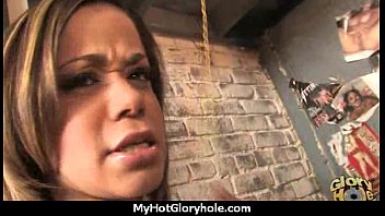 Preview 1 of Bot Scx - Sexy Wild Lady Deepthroats At Gloryhole 13