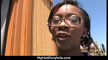 Preview 1 of Seachbooss Big - Sexy Wild Lady Deepthroats At Gloryhole 4