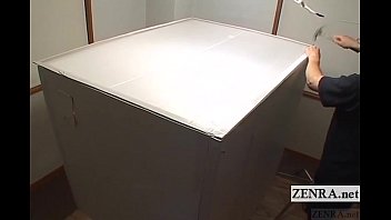 Preview 4 of Searchamoi Janda - Blindfolded Japanese women into box Subtitles