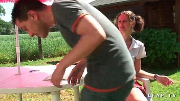 Preview 1 of Huge Cock Fuck Old Woman - Mature francaise aux petits seins sodomisee et fistee avant l ejac buccale