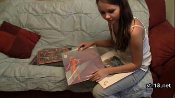 Preview 2 of Slicon Cd Cum Mirror - Cute teen amateur gives an amazing suck &amp_ fuck