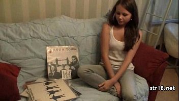 Preview 3 of Slicon Cd Cum Mirror - Cute teen amateur gives an amazing suck &amp_ fuck