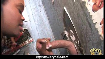 Preview 1 of Step Daufher - Horny Lady Enjoys Gloryhole Cocksucking Interracial 19