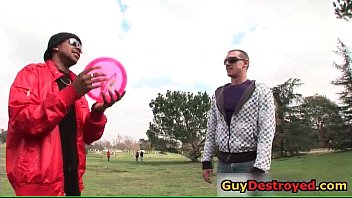 Preview 3 of Shaking Ass Fuck - Justin gets ass fucked by fat black cock gay porno