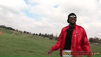 Preview 1 of Shaking Ass Fuck - Justin gets ass fucked by fat black cock gay porno