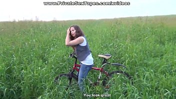 Preview 3 of Slime Wave Bailey Ryder - My cute girlfriend nude body posing and blowjob outdoor