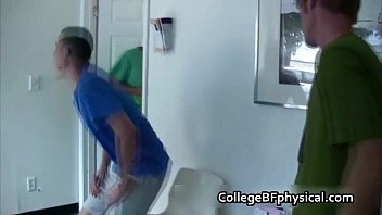 Preview 1 of Sexy Milf Forced5 - School dudes Cory &amp_ Mitch gets examed  gays