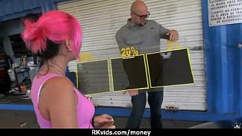 Preview 4 of Dad Sons Girlsfriend - Desperate teen naked in public and fucks to pay rent 24