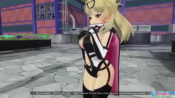 Preview 2 of Largepornmovie - model poses with sexy clothes senran kagura shiki