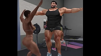 Preview 1 of Visalia California Hidden Cam - cam heyward gets his big dick drained by personal trainer