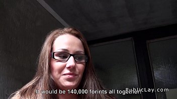 Preview 2 of Tube Small Egypt - Amateur flashing breasts for cash in public
