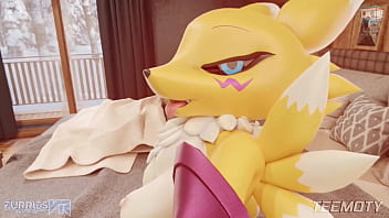 Preview 1 of 3gp Miss Khalifa - Renamon Side Fuck
