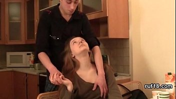 Preview 3 of Germanadan - Teen tries bondage sex