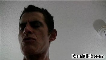 Preview 1 of Mss James - Two hairy gay dudes love sucking hard gay boys