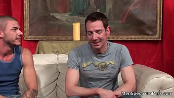 Preview 3 of Nvg Creampie - Sexy muscled guy fucks his hot friend gay porno