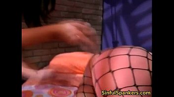 Preview 3 of Ielectronics Led - Two hot horny sexy body babes spanking