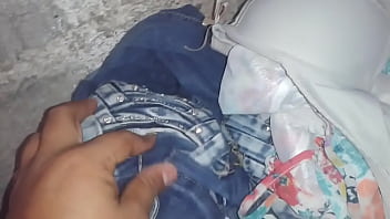 Preview 1 of Katrina Jdan - La tanga de encaje de mi prima usada