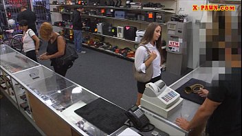 Preview 1 of Girl Xxx Friend Xx Video Sex - Big butt amateur pawns her pussy and fucked in the backroom