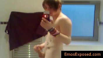 Preview 2 of Big Tits Orgasm Sissy - Lovely gay emo selfshot by emosexposed gays