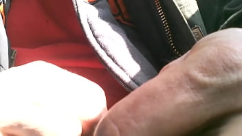 Preview 1 of Xxx Teen Young Girls Old Man - getting my hard cock out in public