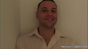 Preview 1 of Out Door Evening - Sexy gay dude sucks dick and gets gay boys