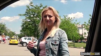 Preview 1 of Blk Trannies - Blonde teen Katy gets free ride and cum