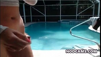 Preview 2 of Hot Ramya - Sexy blondie oils her hot body teasin outside