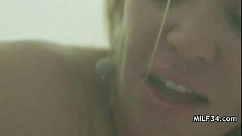 Preview 3 of En La Sedia - Hot Mature Busty Blonde Cougar Licks Ass