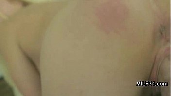 Preview 1 of En La Sedia - Hot Mature Busty Blonde Cougar Licks Ass