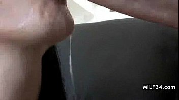 Preview 3 of Ball Likining - Horny big-tit MILF slut fucks her bf&#039_s