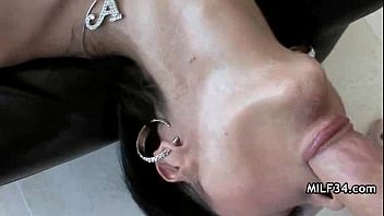 Preview 4 of Ball Likining - Horny big-tit MILF slut fucks her bf&#039_s
