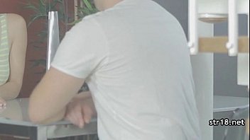 Preview 1 of Chudae - Amateur teen couple fucks in parents bed
