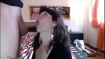 Preview 2 of Selingkuh Drama Sek - Brunette Sucking Cock on Cam