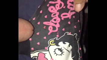 Preview 2 of Mandy Floris Mom N Son - cumming in panties .MOV