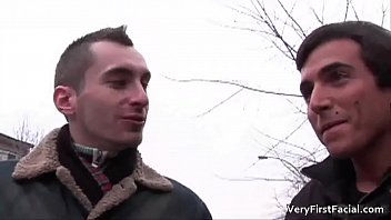 Preview 1 of Play Sexy Vidio Free - Hot facial for ripped queer Dario after gay video