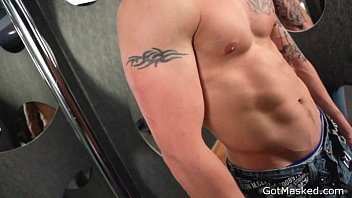Preview 4 of Indian Hd Fucked Girl - Masked stud jerking his uncut penis 1 gays