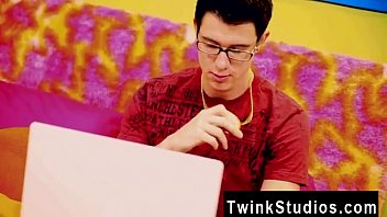 Preview 1 of Porn Mon Son - Hot gay scene Rich nerdy lad teen fellow wishes for the remarkable