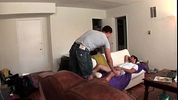 Preview 1 of Portugese Hidden - Aroused gay bro spying on his dreaming gay boys